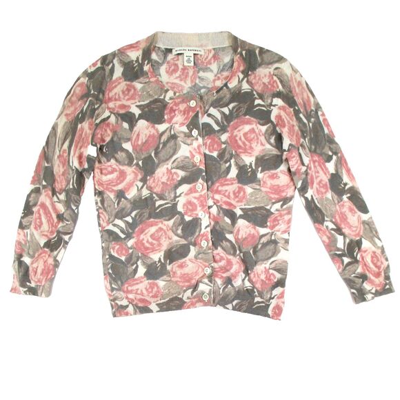 Banana Republic Womens Petite XS Thin Button Cotton Cardigan Cottage Core Pink - Picture 1 of 7